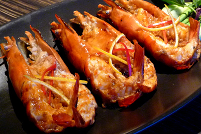 food-2-กุ้งย่างเครื่องแกง