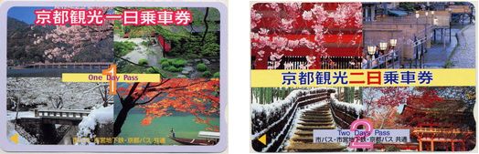 1377857145-3681594016 Kyoto-京都地下鐵 路線圖/乘車劵與景點分布