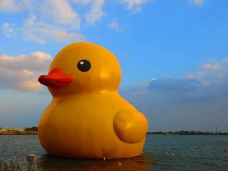 1383467209-2196027328 新屋-Rubber Duck黃色小鴨之我是旱鴨子