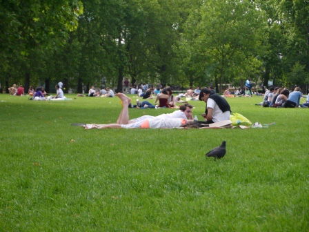 1402934378-3476994074 London-美麗的Green Park放空 走著走著白金漢宮就到了啊
