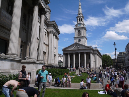 1403789439-2474740214 London-特拉法加廣場恣意逛逛&國家美術館培養氣質