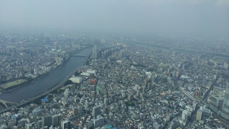 1407422958-248784580 Tokyo-終於登上晴空塔Skytree高空景緻一般般啊!