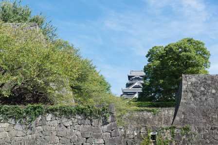 1416236833-71564180 Kumamoto-熊本城 這藍天也太美襯托壯闊的熊本城