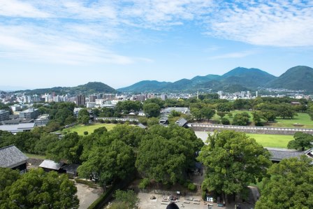 1416236846-3640421926 Kumamoto-熊本城 這藍天也太美襯托壯闊的熊本城