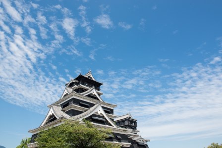 1416236848-1050906080 Kumamoto-熊本城 這藍天也太美襯托壯闊的熊本城