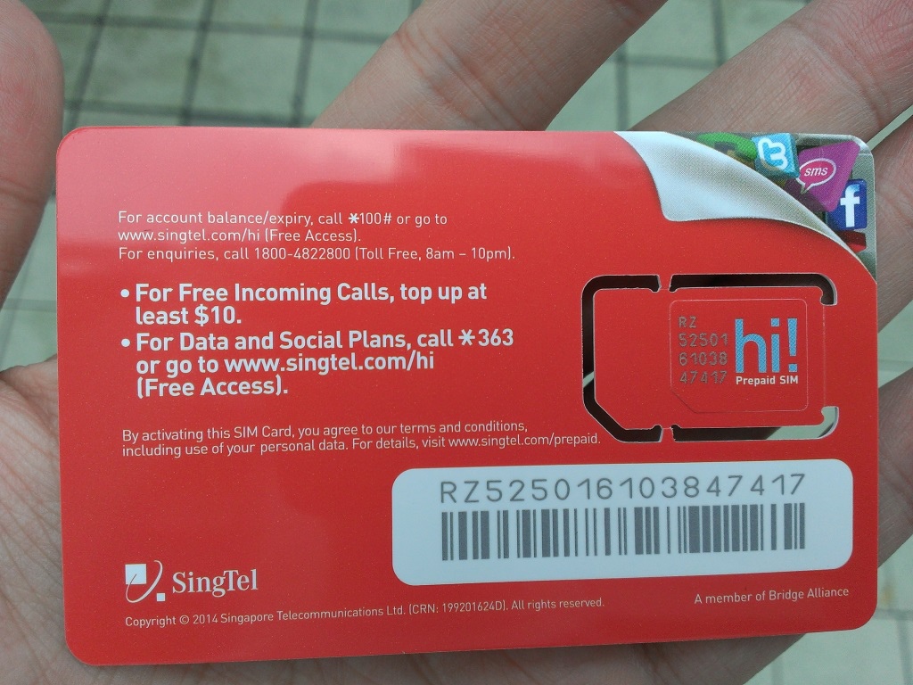1416910345-3820297976 Singapore-Singtel網路方案 7-11買預付卡就可以使用