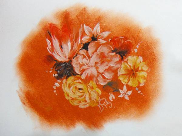●花卉粉彩畫示範(1) ●花卉粉彩畫示範(1)