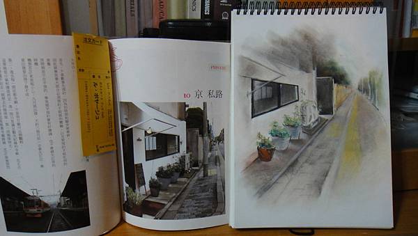 街景粉彩示範畫 街景粉彩示範畫