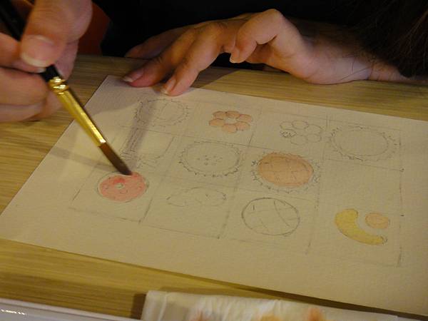 》學生淡彩插畫練習(3)_日系雜貨風麵包櫃