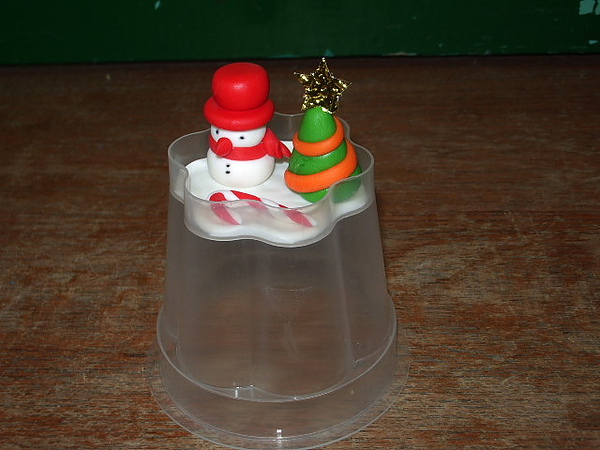 聖誕節 雪人聖誕樹 06(樹脂輕土手捏)