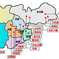 台中市風景分布圖