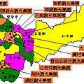 台中縣觀光農園分佈圖