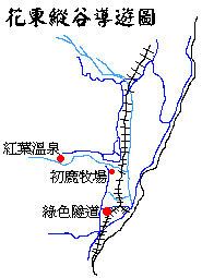 台東花東縱谷導覽圖