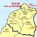 淡水港地理位置圖