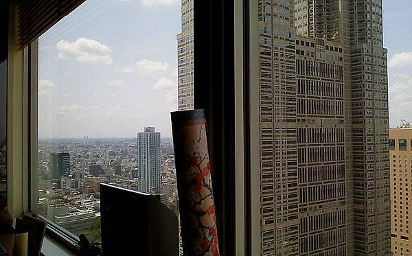 公司對面29樓高的大樓用餐~正面這棟是東京都廳