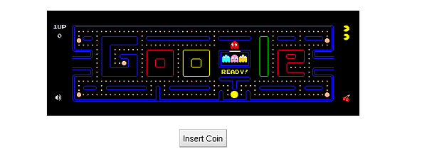 30th Anniversary of PAC-MAN- Google Doodle