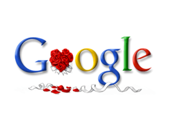 Google Valentine's Day Google Doodle  2005