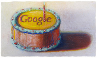 google birthday Google Doodle  2010 12 year