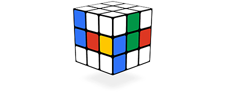 Google doodle魔術方塊（Rubik's Cube）