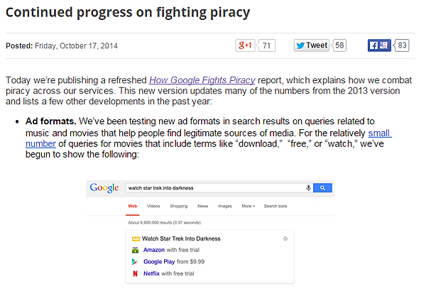 Continued progress on fighting piracy