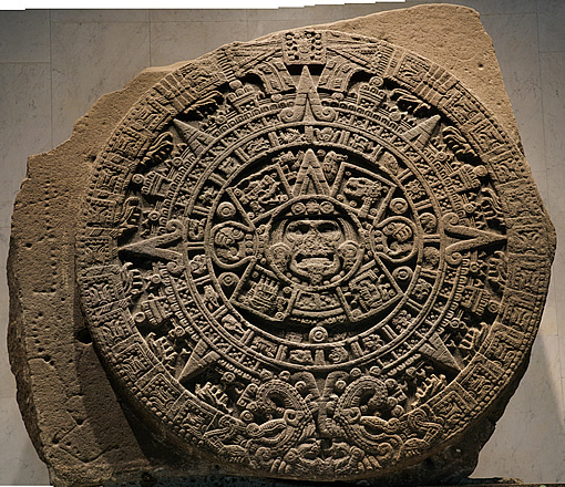 太陽石(Aztec Calendar Sun Stone)