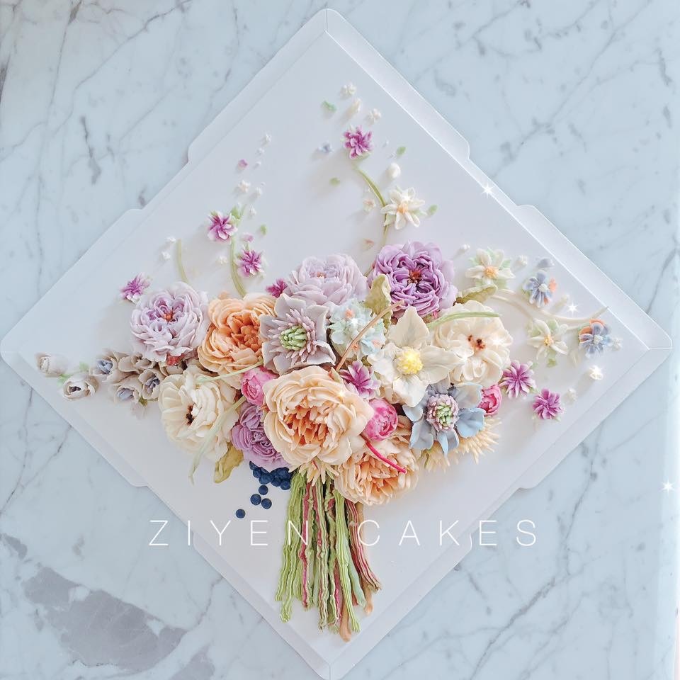 Ziyen Cakes Flower Cake Designer 韓式裱花