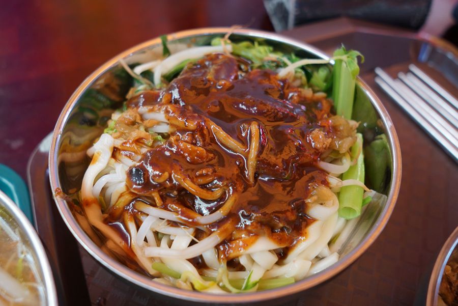 南投美食小吃-天慈素食(中寮店)-麻醬麵