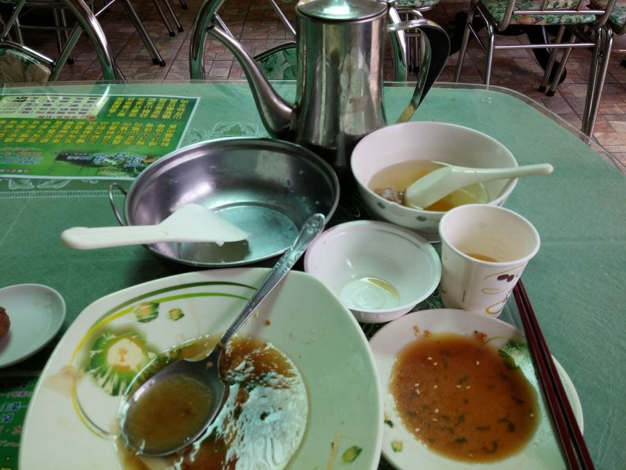 溪頭美食餐廳-亘石庭庭園小吃-一個人吃光光