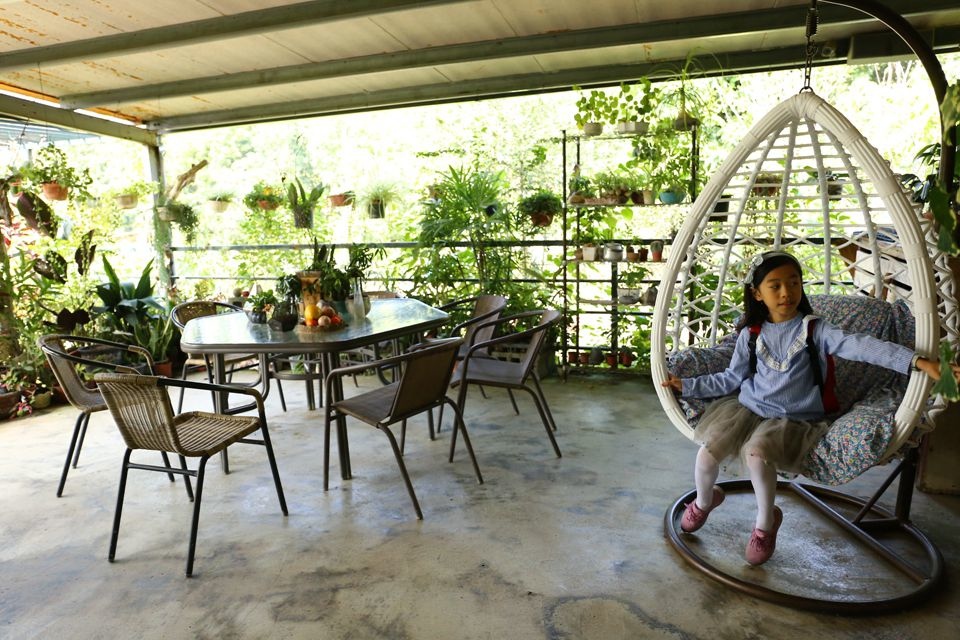 集集景點一日遊-秋水緣影雕工作室-庭園咖啡座