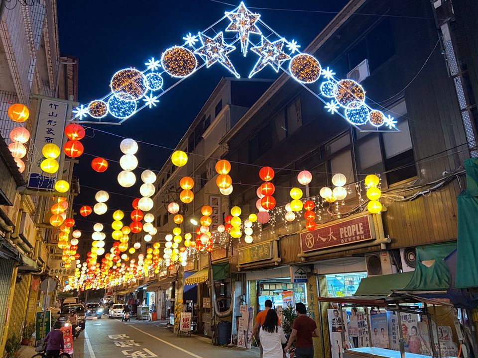 2021竹山燈會牛舞花-橫街街景