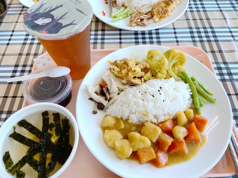 南投竹山素食餐廳-拾蔬食-咖里飯套餐