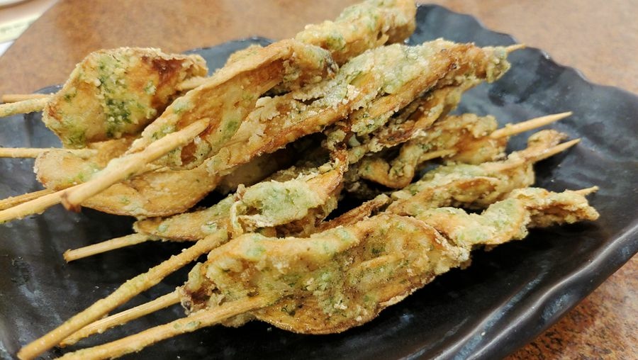 順喜齋養生素食館-椒塩杏鮑菇串 順喜齋養生素食館-椒塩杏鮑菇串