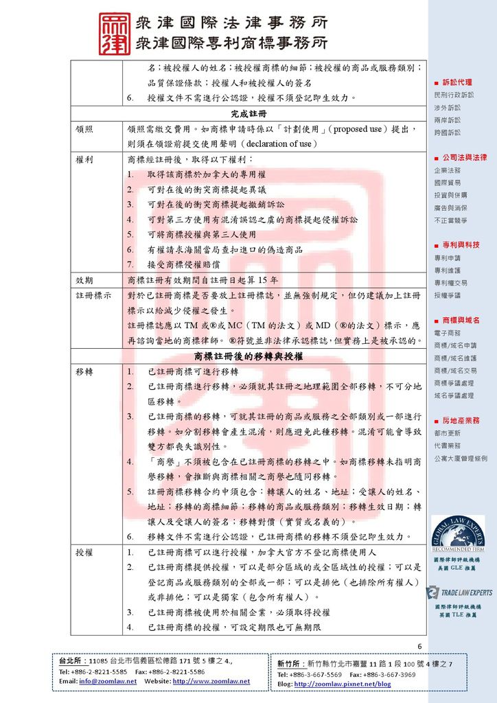 CA 加拿大商標制度 使用在先 ncv1-6