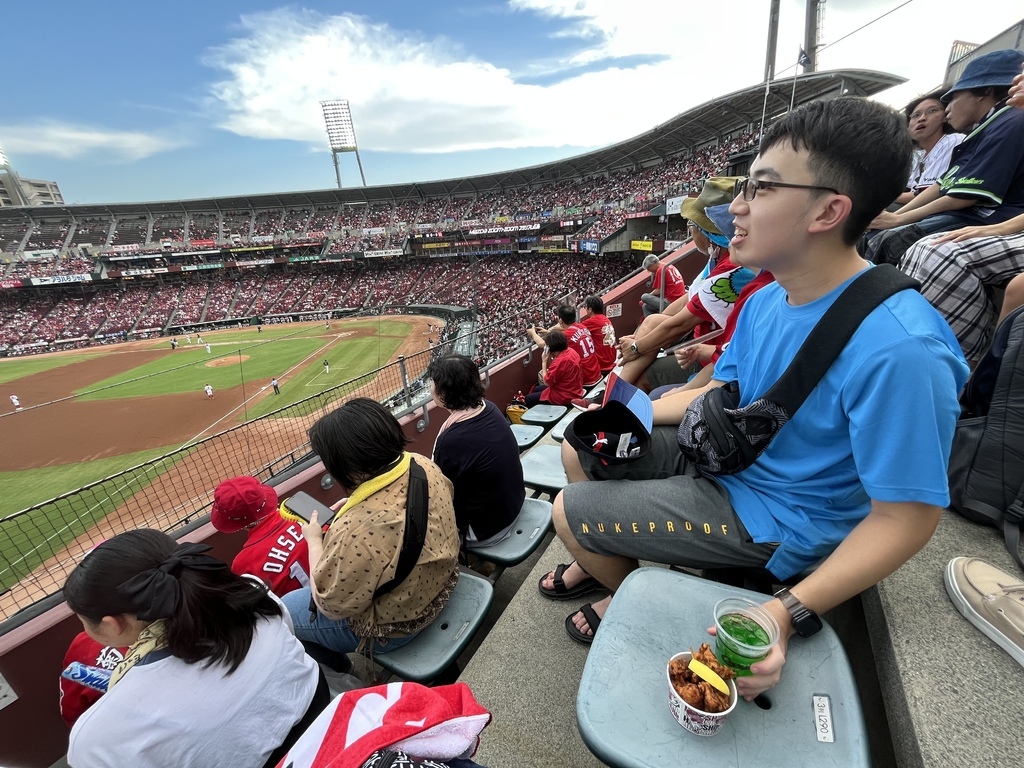 廣島東洋鯉魚隊一日球迷~日本職棒球賽初體驗