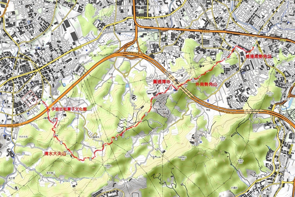 天上山系 圓通寺連峰步道